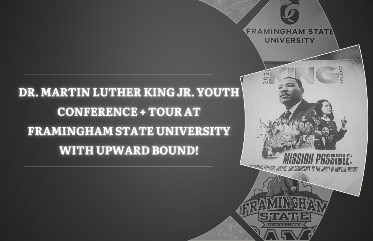 The 23rd Annual Dr. MLK Jr. Youth Conference + Tour at Framingham State University | Upward Bound! | Thumbnail done on Canva.