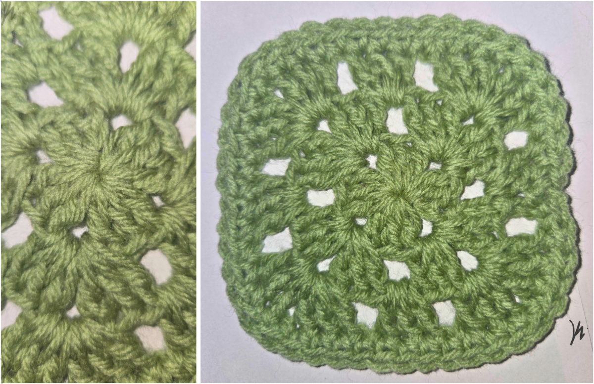 Get Hooked on Crochet: A Simple Granny Square Tutorial | Thumbnail done on Canva.