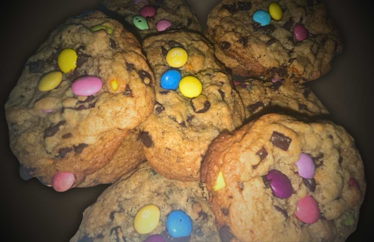 M&M cookies made by Cookies by Calli.