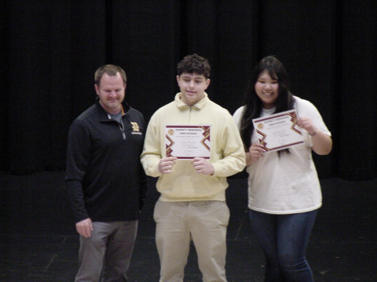 Kevin Bourget and Yuetong Zhao were awarded the Posse Scholarship, earning a full-ride to Centre College and Rutgers University, respectfully.