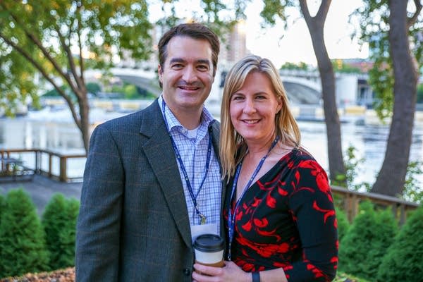 Mark and Melissa Hortman.