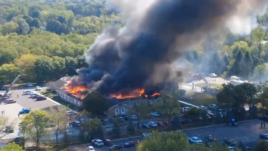 The church Fire