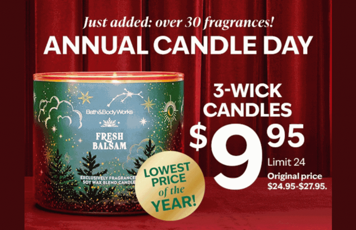 Bath & Body Works Candle Day Sale and Review!