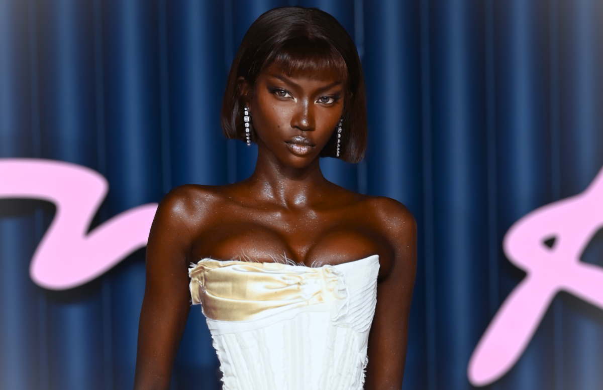 Anok Yai Wins Model of the Year at The 2025 Fashion Awards! | Thumbnail edited on Canva | Getty