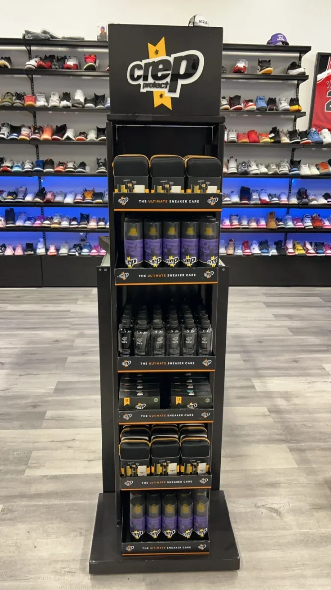 Products from inside Sneaker Sapphire.