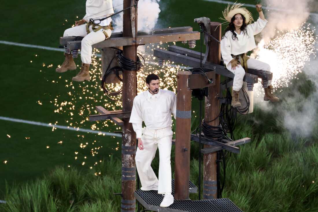 Bad Bunny headlined the 2026 60th Super Bowl halftime show on Sunday, February 8th.