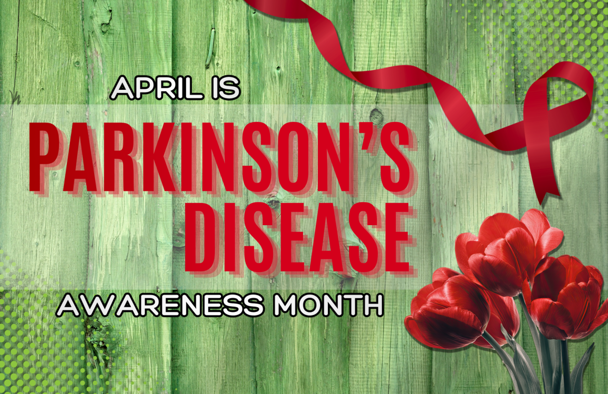 Parkinson's Disease Awareness Month | Thumbnail created on Canva.