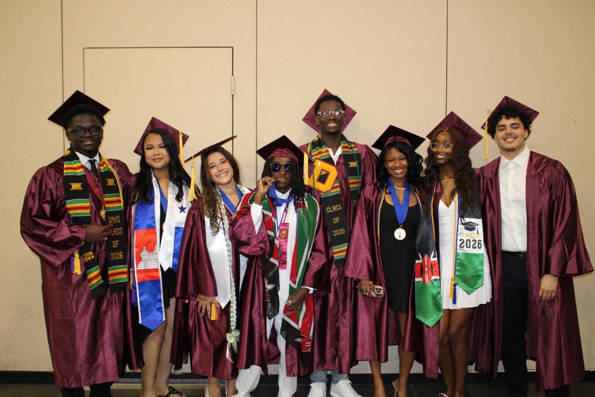 The graduates walk their final steps as a Doherty High student, now walking in their first steps to the rest of their beautiful lives.